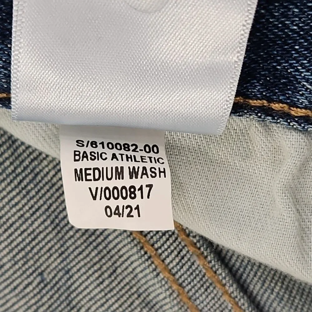 Old Navy Athletic Taper Jeans Men's 31x32‎ Med Wash Stretch Denim EUC Classic